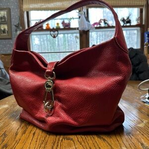 Red Leather Dooney Shoulderbag